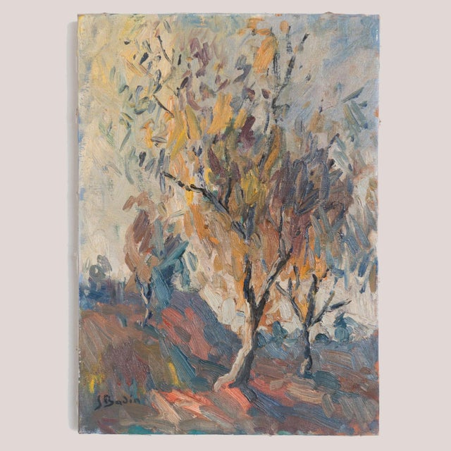Sebastià Badia, Landscape with Trees, 1980s, Oil on Canvas For Sale - Image 7 of 7