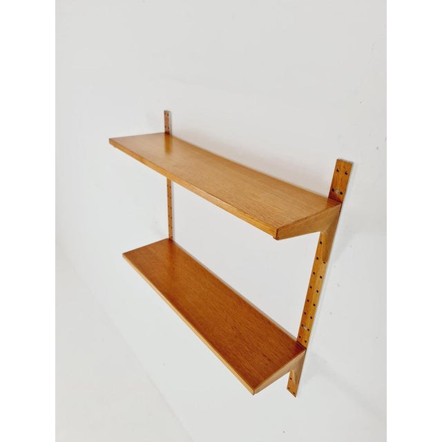Danish modern modular oak shelving system by hansen & guldborg mobler, denmark, 1960s danish design by h.g møbler design...