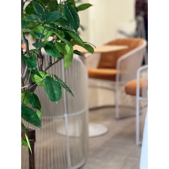 1980s Vintage Outdoor Armchairs from Varaschin and Garden Table, Italy, 1980s, Set of 5 For Sale - Image 5 of 18