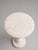 Stone Handcrafted Travertine Pedestal Side Table, 15" Round X 24"h | Stone Drink & Accent Table For Sale - Image 7 of 9