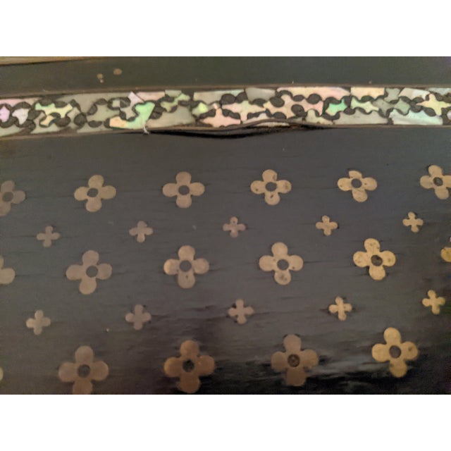 Ebony Late 19th Century Napoleon III Tantalus For Sale - Image 8 of 12