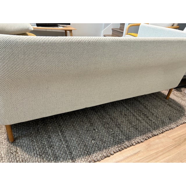 Hay Silhouette 2-Seater Sofa by GamFratesi in Kvadrat Coda Fabric For Sale - Image 9 of 10