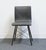 Contemporary Four Hands Furniture Irondale Diaw Collection Industrial Modern Style Faux Black Leather Dining Side Chair W. Waxed Iron Legs For Sale - Image 3 of 8