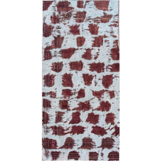 Vintage Distressed Wool Tabriz Rug For Sale