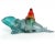 Vintage Murano Seguso Vetri d'Arte Sommerso Red Aqua Blue Purple Italian Art Glass Mom Baby Seals Sculpture For Sale - Image 9 of 11
