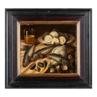 Antique Dutch Pronkstilleven Painting in the Manenr of Abraham Van Beijeren For Sale