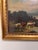 Wood 19th Century Oil on Canvas "Cattle by Stream" For Sale - Image 7 of 8