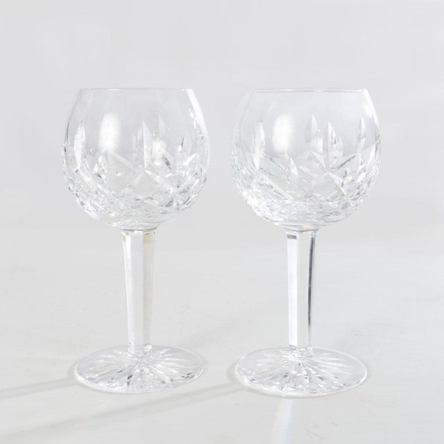 1980s 1980s Lismore Wine Glasses - a Pair For Sale - Image 5 of 6