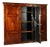 Safe Cabinet in Walnut, Iron and Steel, Milano, 1876 For Sale