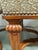 Brown Charles Pollock Reproductions Carved Wood High-Back Armchairs, Pair For Sale - Image 8 of 12