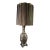 Mid 20th Century Silver Metal Table Lamp For Sale
