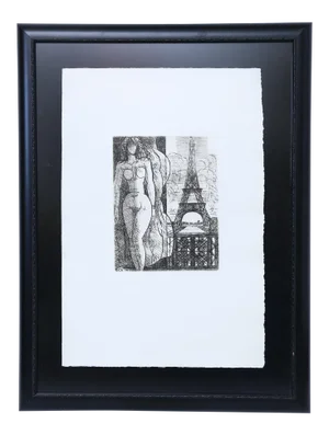 20th Century Black and White Engraving