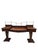 Brown Late 19th Century Monumental Antique English Regency Revival Flame Mahogany Executive Desk For Sale - Image 8 of 12