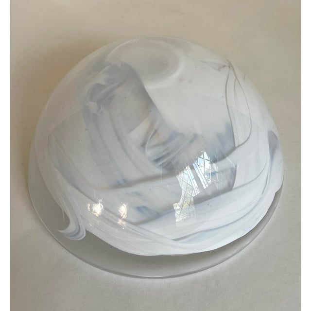 Swedish Kosta Boda "Atoll" Art Glass Bowl Designed by Anna Ehrner For Sale - Image 9 of 10