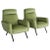 Set of Italian Armchairs in Green Velvet, 1960s For Sale - Image 16 of 16