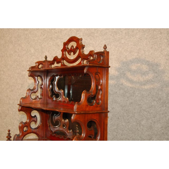 Small Napoleon III Mahogany Showcase For Sale - Image 4 of 18