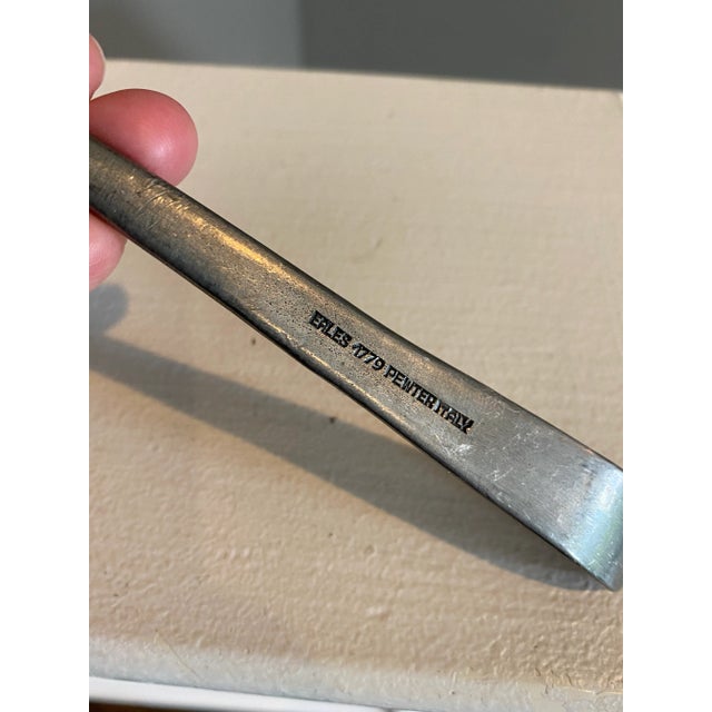 Mid Century Eales 1779 Pewter Candle Snuffer For Sale - Image 4 of 8