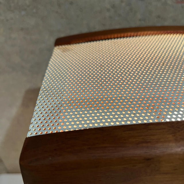 1960s 1960s Mid-Century Modern Walnut Desk Lamp With Organic Design For Sale - Image 5 of 11