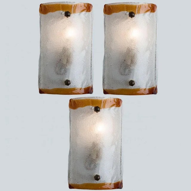 Rectangle Wall Light from Mazzega, 1960s For Sale - Image 11 of 12