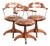 Vintage Swivel Schuitema Chairs with Cowhide Leather Seat, Set of 3 For Sale