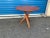 Wood Solid Cherry Mid Century Modern Tripod End Table For Sale - Image 7 of 10