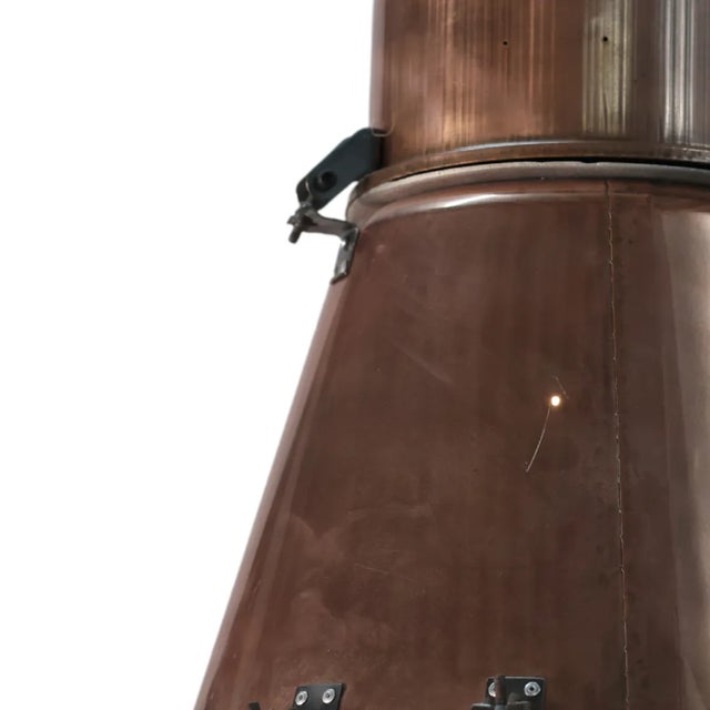 American Vintage 1950s Copper Pendant Light For Sale - Image 3 of 3