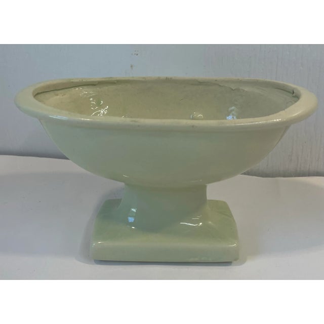 Vintage Mint Green Mid Century Planter For Sale - Image 4 of 8
