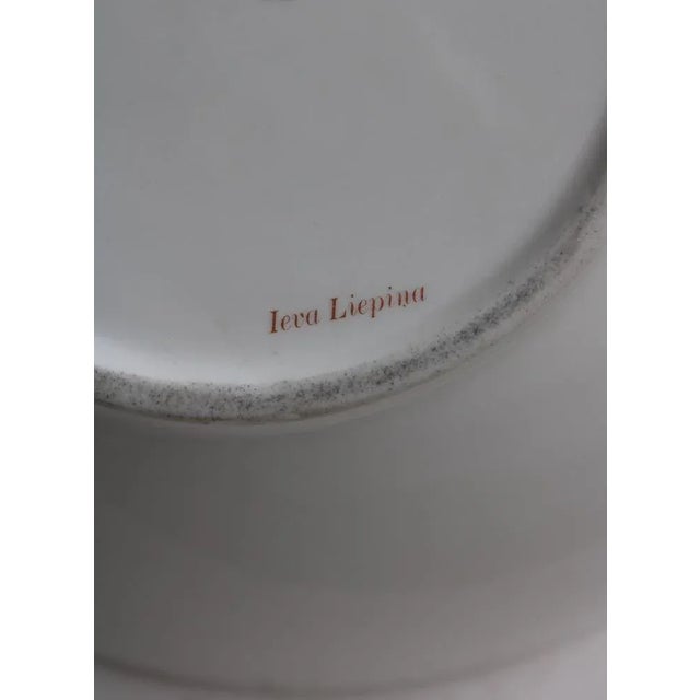 2000 - 2009 Morning 2008 Bowl in Painted Porcelain by Ieva Liepina For Sale - Image 5 of 7