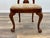Vintage Queen Anne Burl Walnut Dining Chairs With Leopard Velvet Seats — Set of 8 For Sale - Image 11 of 18