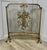 Metal French Rococo Free-Standing Fire Guard in Brass For Sale - Image 7 of 7