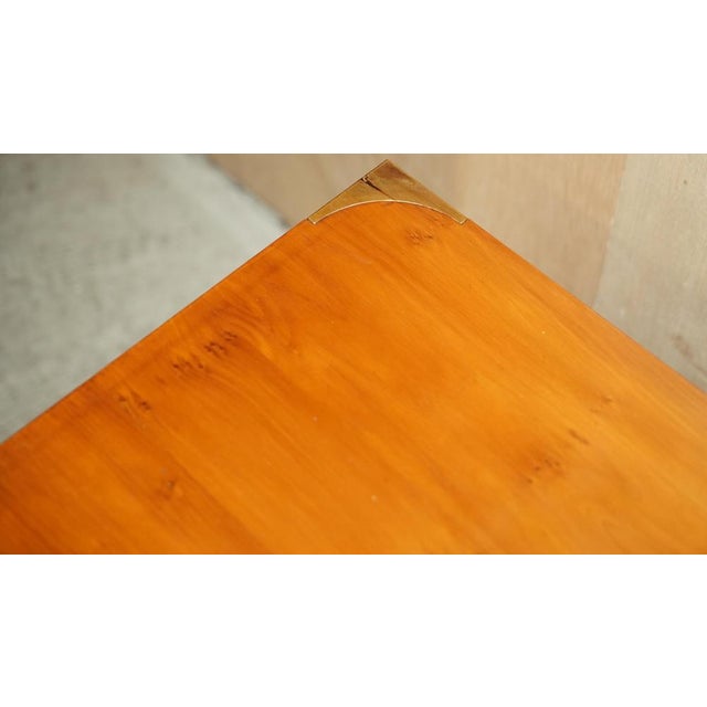Burr Yew and Elm Military Campaign Coffee Table For Sale - Image 13 of 18