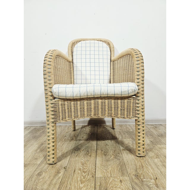 Wicker Armchairs from Domicil Möbel, Germany, 1990s, Set of 4 For Sale - Image 15 of 16