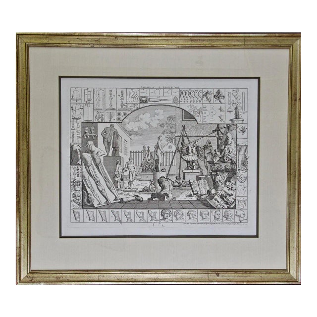 Set of Two 18th Century Engravings From William Hogarth 'S "Analysis of Beauty", 1753 For Sale