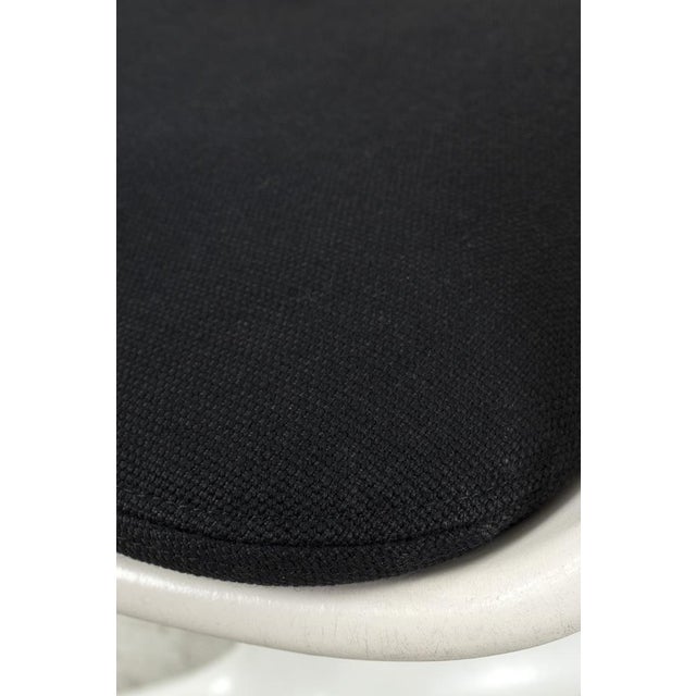 Black Rotatable Chairs attributed to Maurice Burke for Arkana, Set of 4 For Sale - Image 8 of 14