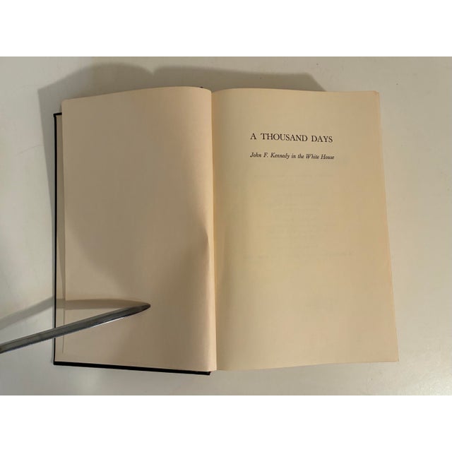 A Thousand Days John F. Kennedy in the White House by Arthur Schlesinger Book 1965 1st Printing For Sale - Image 4 of 10