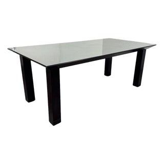 Conde House Ohashi Table + Granite Inlay + Glass Top For Sale