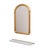 Very nice Hall set Wooden Gold color Mirror ,comes with a curved Glass console fitting in a Brass rail . Ideal for narrow...