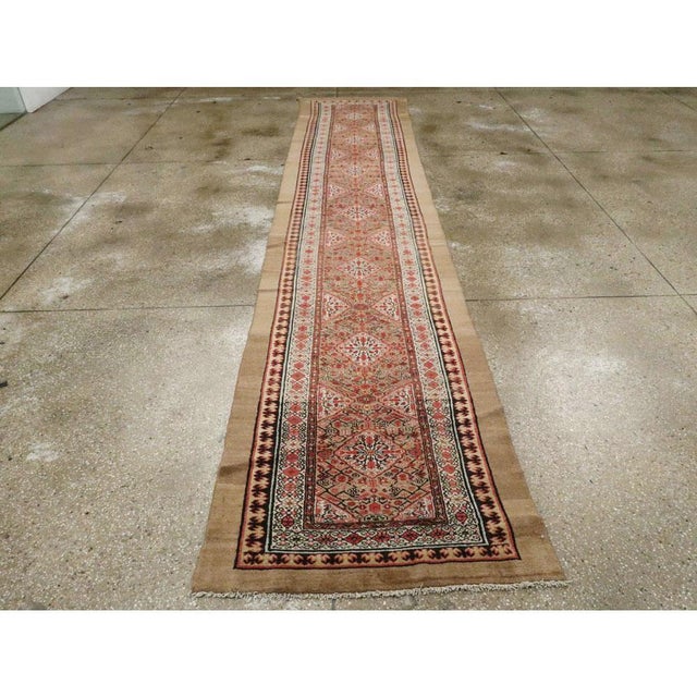 Galerie Shabab Collection Early 20th Century Persian Serab Runner For Sale - Image 4 of 10