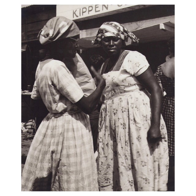 Hanna Seidel, Surinamese Market Woman, Black and White Photograph, 1960s For Sale