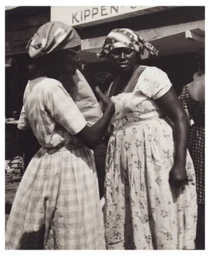 Hanna Seidel, Surinamese Market Woman, Black and White Photograph, 1960s