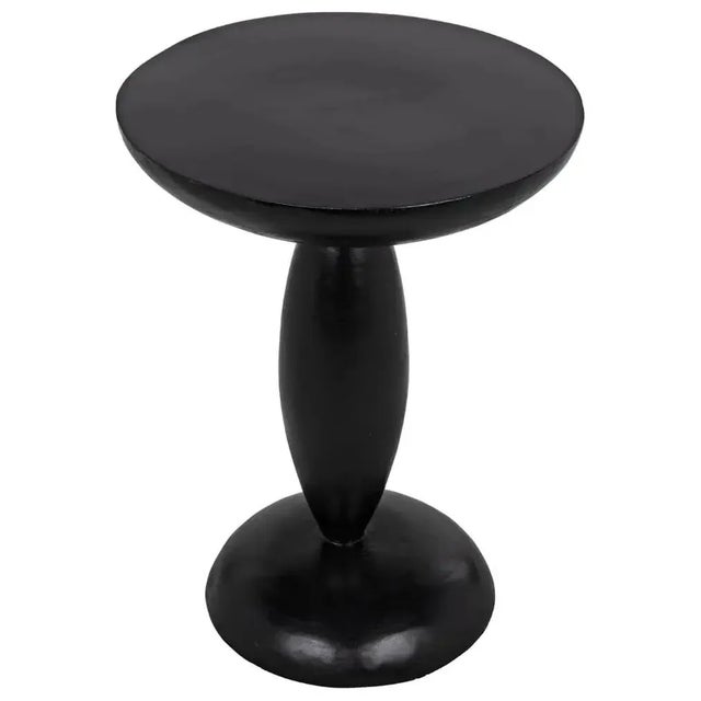 Mid-Century Modern NOIR Adonis Side Table, Hand Rubbed Black For Sale - Image 3 of 5
