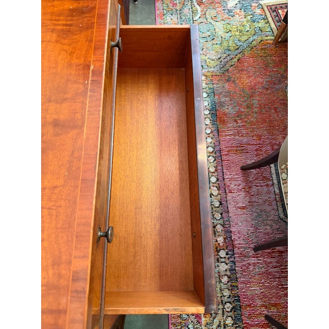 Mid 20th Century Schmieg & Kotzian Hepplewhite Style Inlaid Mahogany Sideboard For Sale In Atlanta - Image 6 of 7