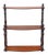 Antique Mahogany Wall Bookcase, 1800s For Sale