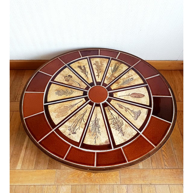 Herbier Coffee Table by Roger Capron, 1960 For Sale - Image 6 of 13