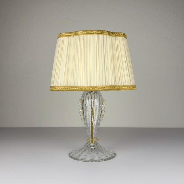 Murano Glass Table Lamp from Barovier and Toso, Italy, 1980s For Sale - Image 18 of 18