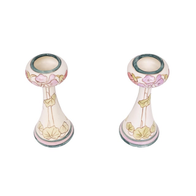 Art Nouveau Vases from Royal Dux, 1930s, Set of 2 For Sale - Image 3 of 10