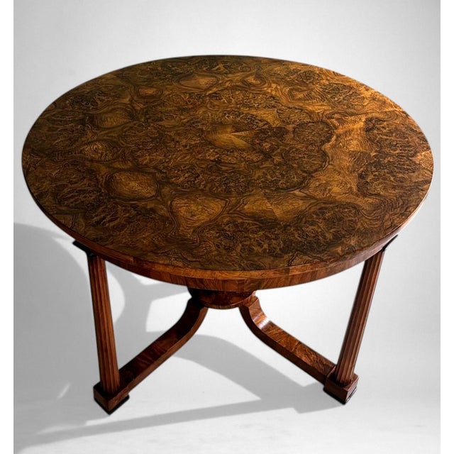 Late 19th Century Biedermeier Style Large Italian Round Table For Sale - Image 4 of 18