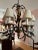 Shabby Chic Vintage Regency Tole Wheat Sheaf Chandelier in the Style of Currey and Company For Sale - Image 3 of 11