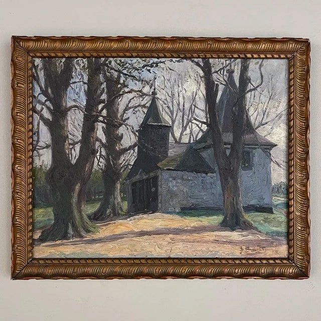 Antique Framed Oil Painting on Board by J S Burnet For Sale - Image 12 of 12