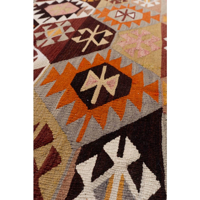 Vintage Circa 1940 Turkish Kilim 5ft 4in X 9ft 4in For Sale - Image 4 of 15